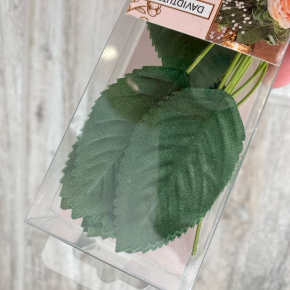 David Tutera Floral Leaves Green 24pc Brand New - Picture 2 of 3
